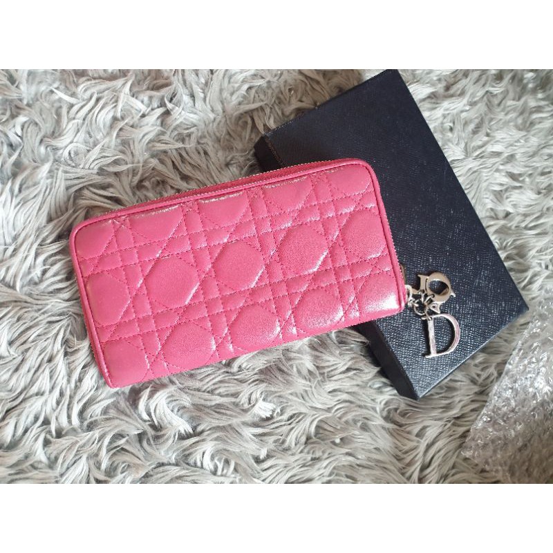 Used dior long wallet 7,999