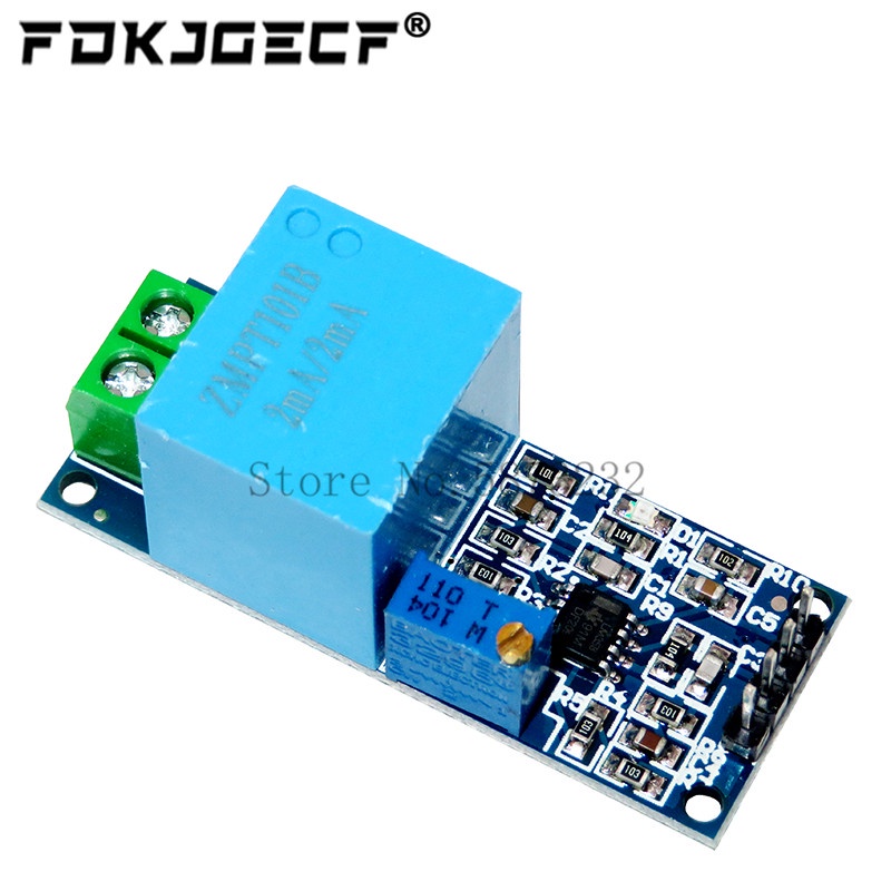 Active เฟสเดียวโมดูลหม้อแปลงแรงดันไฟฟ้าเอาต์พุต AC เซ็นเซอร์แรงดันไฟฟ้าสําหรับ Arduino Mega ZMPT101B