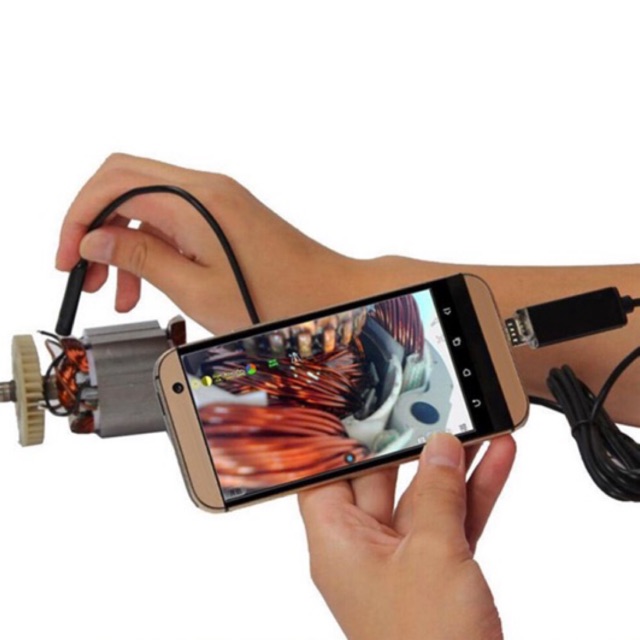 1080P/640P USB กล้องตรวจสอบกล้อง กล้องงูกันน้ำที่มี 6 LEDสำหรับWindowsและMacBook PC Android