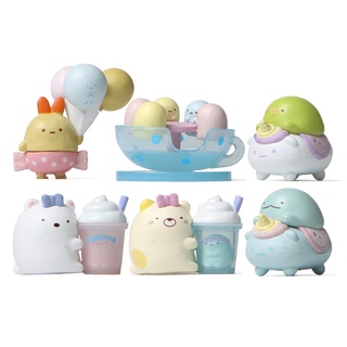 ตุ๊กตาฟิกเกอร์ รูปไอศกรีม Sumikkogurashi 6 แบบ แบบสร้างสรรค์ สําหรับตกแต่งภูมิทัศน์