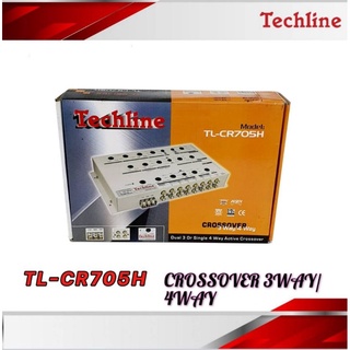 Techline รุ่น TL-CR705H Dual 3 or single 4 way active cressover