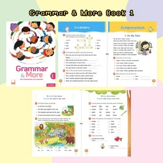 หนังสือแบบฝึกหัดประถมและมัธยม GRAMMAR & MORE NEW EDITION หนังสือเรียนภาษาอังกฤษ