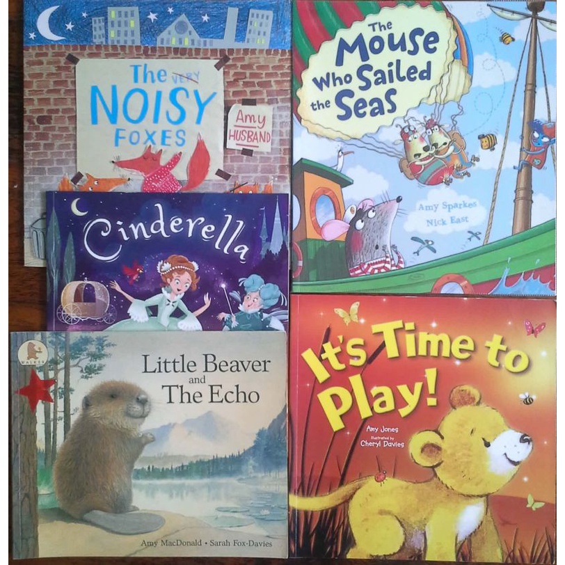 (20) Amanda Askew, Amy Husband. Amy Jones, Amy Sparkes, Amy Macdonald หนังสือมือสอง นิทาน ปกอ่อน