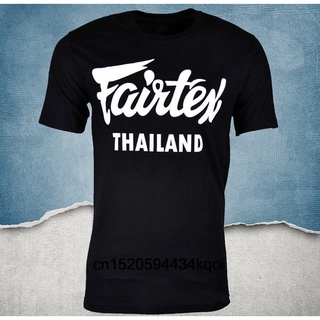 ใหม่ เสื้อยืดลําลอง ผ้าฝ้าย 100% แขนสั้น พิมพ์ลายกราฟฟิค Fairtex Thailand ทรงหลวม พลัสไซซ์ ของขวัญวันหยุด สําหรับผู้ชาย