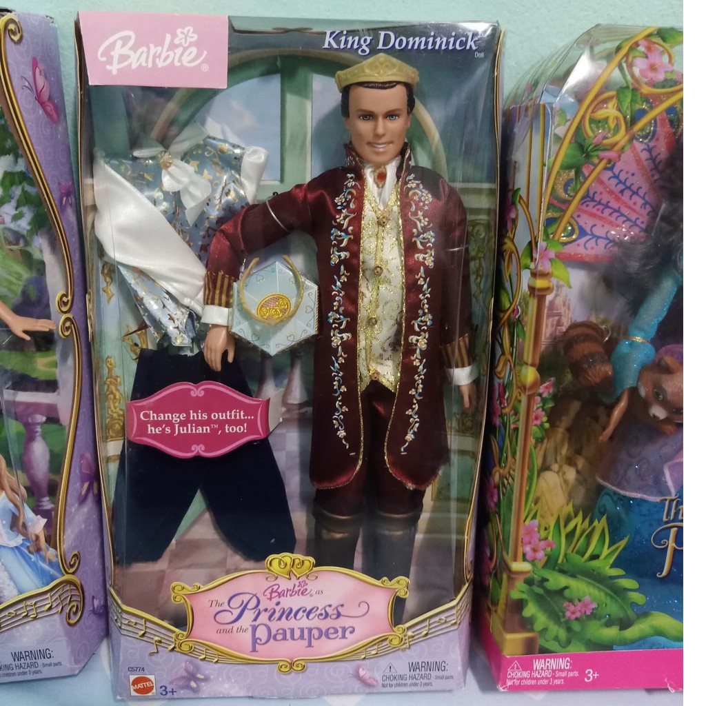 ken barbie the princess and the pauper