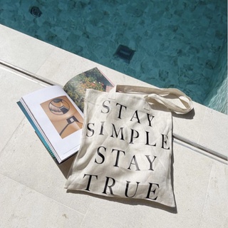 HAY PLUS / Tote bag STAY SIMPLE STAY TRUE