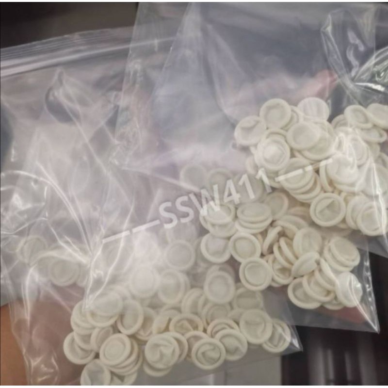 [ปลายทางได้]​ ปลอกนิ้วยาง​ ถุงนิ้ว​ ​ถุงสวมนิ้วมือ​ Finger​ Cots ​50,100, 200ชิ้น​ เกรดเครื่องมือแพทย์_