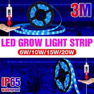 แถบไฟปลูกต้นไม้ LED USB หรี่แสงได้ 5V กันน้ํา สําหรับปลูกพืช บอนไซ ดอกไม้