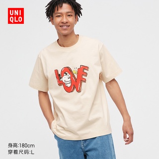 Uniqlo UT เสื้อยืดแขนสั้น พิมพ์ลาย Snoopy UTGP PEANUTS สําหรับผู้ชาย ผู้หญิง 452507S-5XL