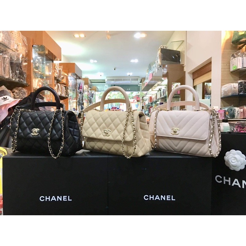 ♥️New #Chanel #CoCo 9.5”Holo30 fullset ori rec   🧧🀄️ 144,899฿