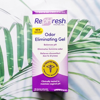 (RepHresh®) Odor Eliminating Gel 4 Pre-Filled Gel Applicators (2g) Each เจลลดกลิ่น ช่องคลอด ผู้หญิง ลดกลิ่นช่องคลอด