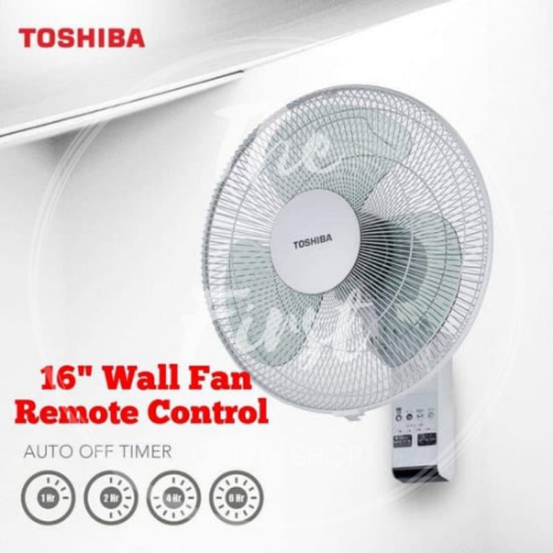 TOSHIBA 16 INCH WALL FAN WITH REMOTE CONTROL 2Zxi | Shopee Thailand