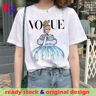 *Gg* vogue t shirt เสื้อเชิ้ตผู้หญิง crossfit Fitness Casual เสื้อยืด เสื้อ oversize เสื้อยืด harajuku