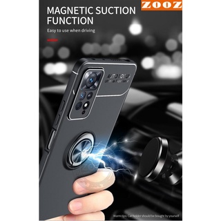 Xiaomi Redmi Note 11 10 9 8 7 Pro 11s 10s 9s 9T Pro+ 11Pro 10Pro 9Pro 8Pro (5G) Premium Soft TPU Case Armor Magnetic Ring Kickstand Back Cover Bumper Slim Flexible Silicon Casing