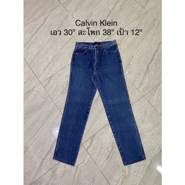 ขายกางเกงยีนส์มือสอง Calvin Klein  เอวสูงปรี๊ด