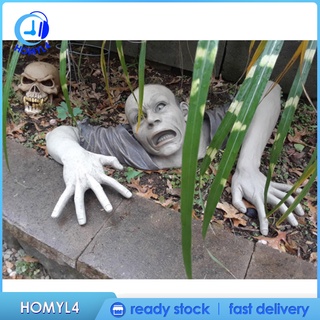 [Trend Technology] Zombie Sculpture Realistic Statue Halloween Decoration Resin Crafts Ornament