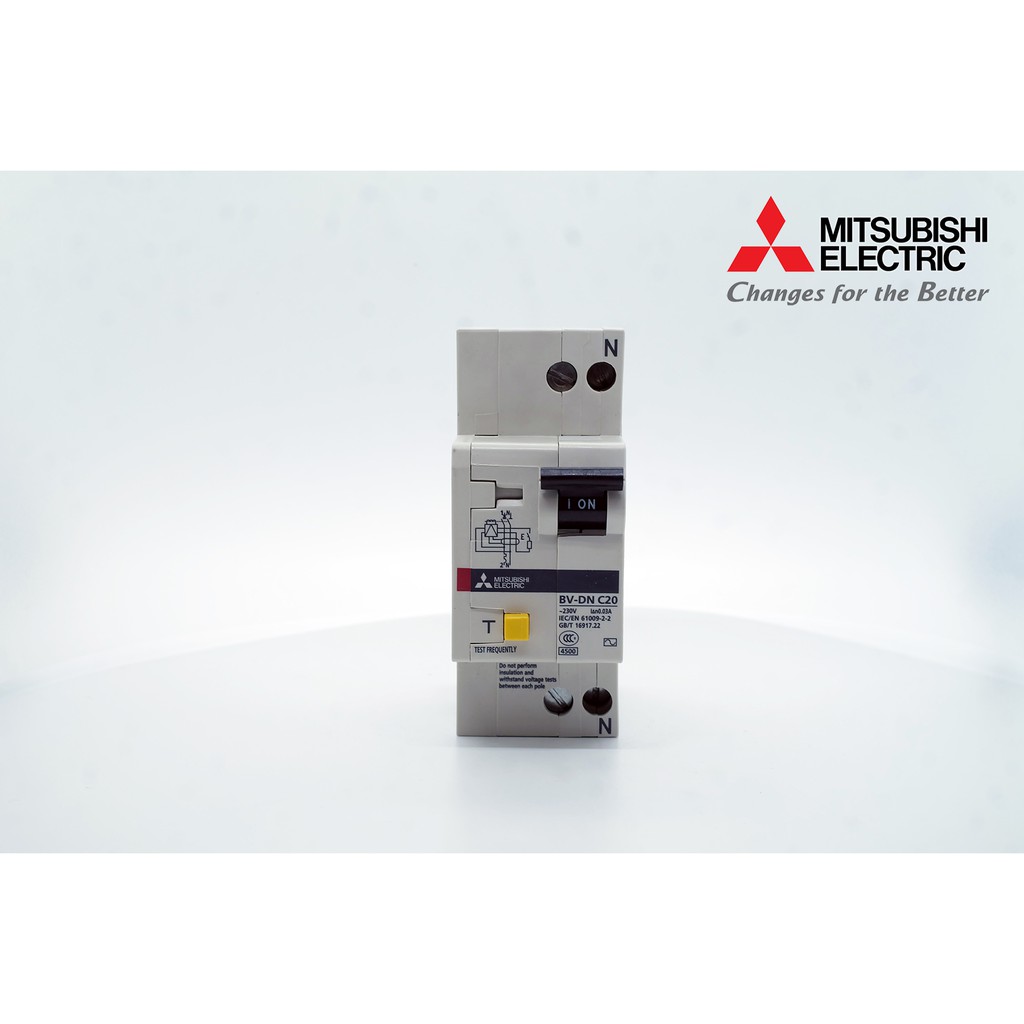 Mitsubishi Miniature Circuit Breaker รุ่น BVDN 2P 20A Shopee Thailand