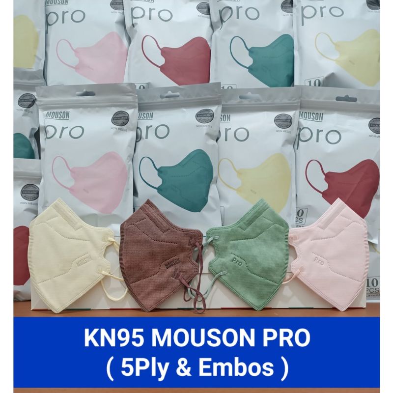 [นําเข้า] หน้ากากอนามัย Pro Mask KN95 5PLY EMBOSS