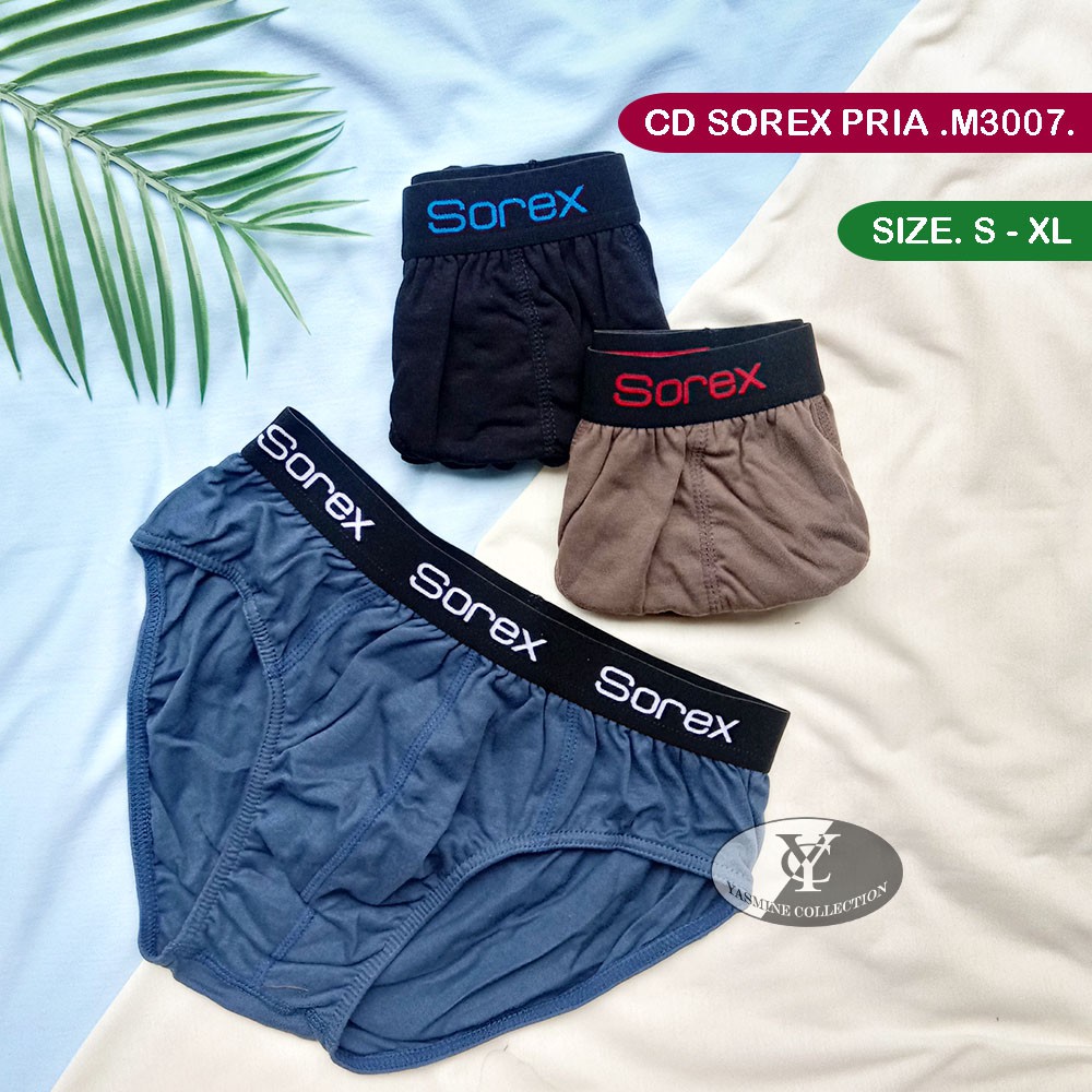 3PC - SOREX M3007 MENS UNDERWEAR SOREX M3007 ซีดีผู้ชาย