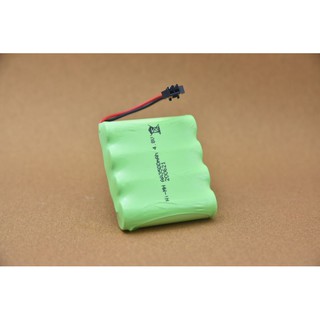 ถ่านชาร์จรถบังคับ แบตเตอร์รี่รถบังคับ  รถแทรกเตอร์HUINA-1520  ขนาด 6v. 3500 mAh. แจ๊คดำ SM (ร้านในประเทศไทย)