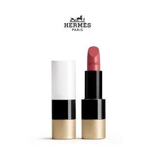 Hermes Lipstick Rouge ตัวอย่างลิปสติกลิปสติกเนื้อซาตินให้ความชุ่มชื้น Satin Lipstick  แท้100%