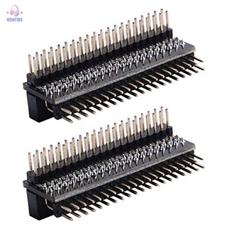 Mini Connectors Raspberry Pi 40-Pin GPIO 1 to 2 Expansion Board 2 x 20-Pin Strip Dual Male Header Double Row Straight