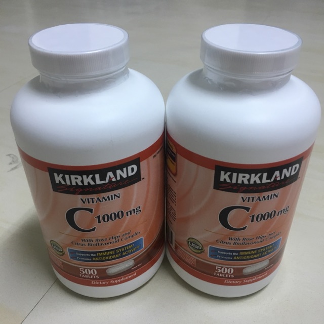 วิตามินซี Kirkland SignatureTM Vitamin C 1000 mg, 500 tab