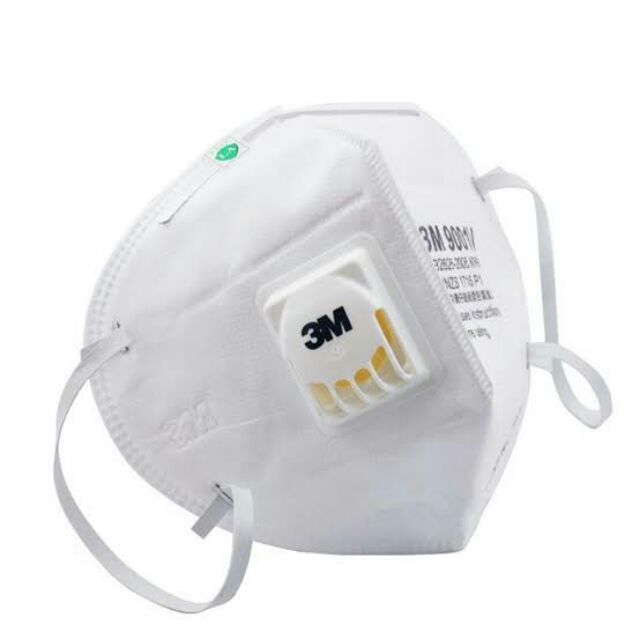 หน้ากาก3M มีวาล์ว 9001Vแบบคล้องหู