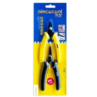 Piececool ชุดเครื่องมือโมเดล 2 ชิ้น - ปัตตาเลี่ยน และคีมจมูกเข็ม สําหรับจิ๊กซอว์โลหะ 3D
