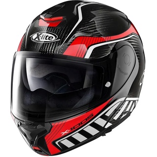 หมวกกันน็อค X-LITE HELMETS X-1005 Cheyenne Red Carbon 017