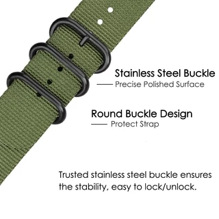 18mm 24mm 22mm 20mm Universal strap Nylon Watchband for Samsung Galaxy Watch 3 46 mm Gear S3 Amazfit GTS Huawei Watch Band