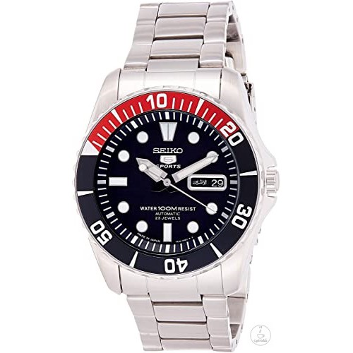 นาฬิกา ไซโก้ ผู้ชาย Seiko 5 รุ่น SNZF15J1 (Made in Japan) Sports Automatic Men's Watch Stainless Steel เเท้ 100%