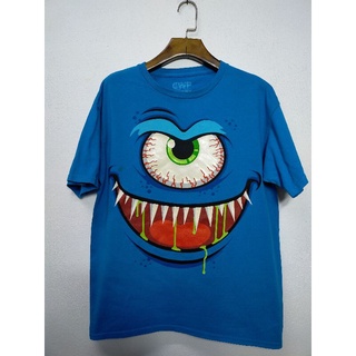 เสื้อยืด มือสอง ลายการ์ตูน อก 40 ยาว 25