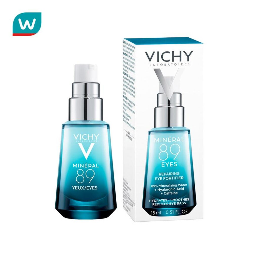 Vichy วิชี่ มิเนอรัล 89 อายส์ 15มล : เซรั่มบำรุงผิวรอบดวงตา