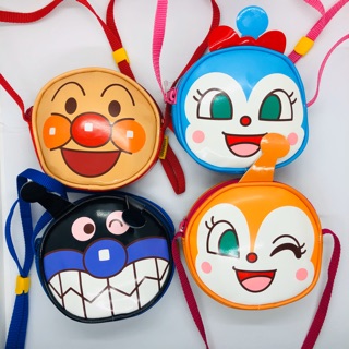 🇯🇵 Anpanman กระเป๋าสะพายข้าง รูปหน้า อันปังและผองเพื่อน