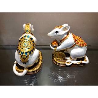 หนูมุสิกะ บริวารพระพิฆเนศ - งานเรซิ่น (ไซส์กลาง)-[ราคาต่อองค…