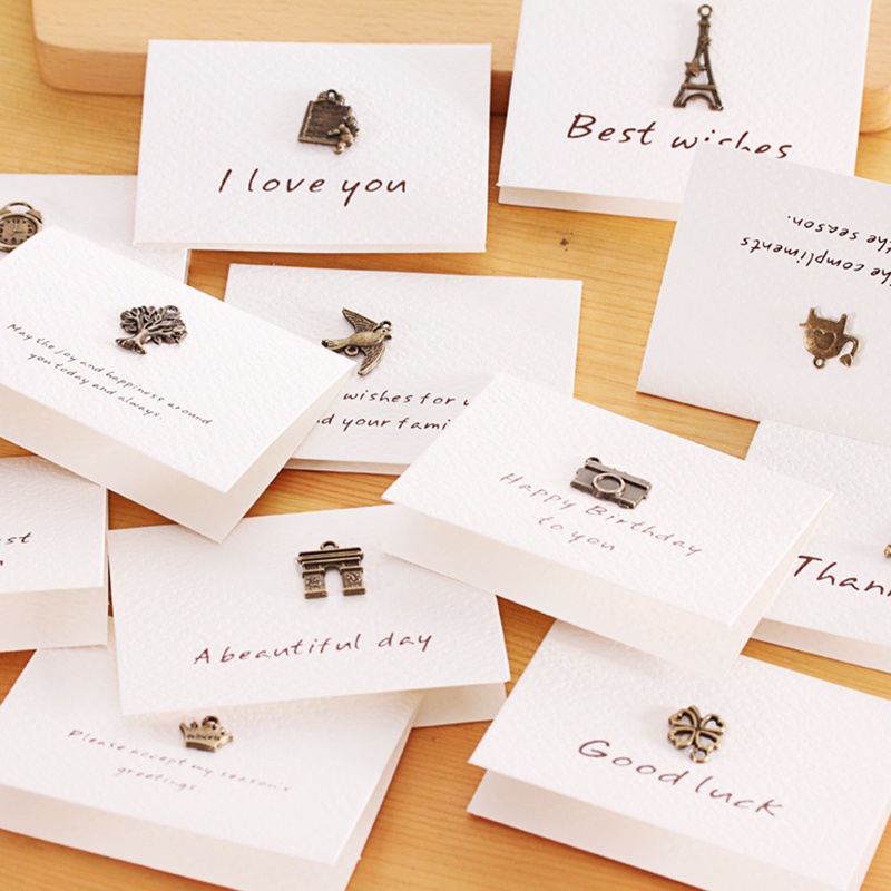 การ์ดอวยพร การ์ดเชิญงานแต่งงาน ขนาดเล็ก ลาย Thank You สไตล์วินเทจ DIY