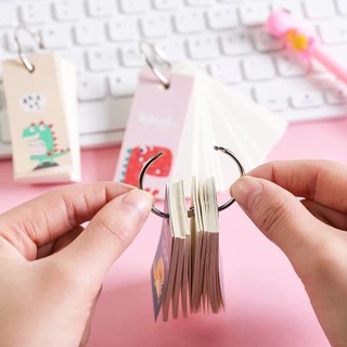 สมุดจดศัพท์พร้อมห่วง จดสูตร จดคำศัพท์ Flash card แบบห่วง จดคำศัพท์