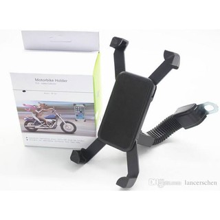 ที่จับโทรศัพท์มือถือ สำหรับติดกระจกมอเตอร์ไซค์ หน้าจอ 3.5 - 6.5 นิ้ว Motorcycle Phone Holder Mount Motorbike holder