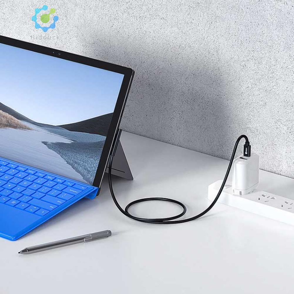 (HIK-Hot) สายชาร์จพาวเวอร์ซัพพลาย USB C PD ชาร์จเร็ว สําหรับ Microsoft Surface Pro 7 6 5 4