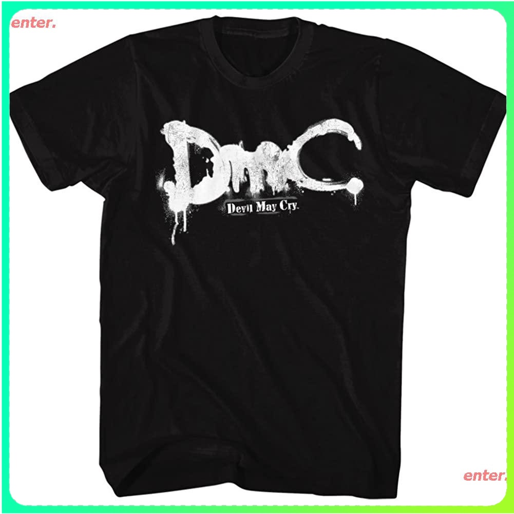 👕✨เสื้อยืดdevil may cry tshirts Devil May Cry - Mens New Logo T-Shirt women