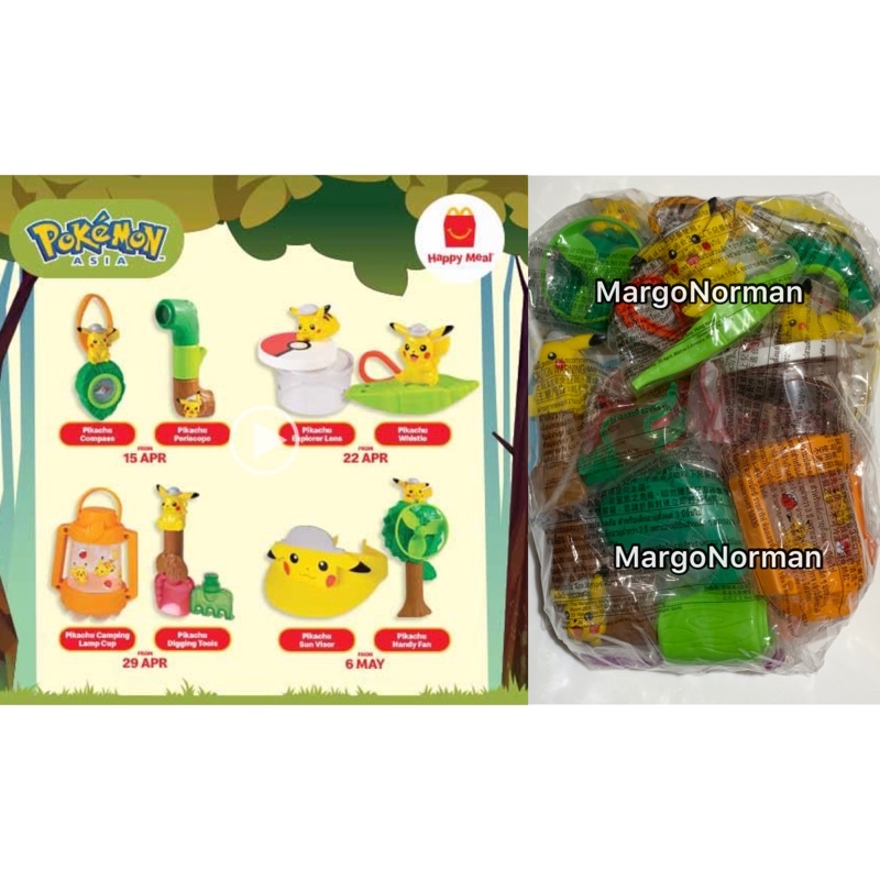 McDonald’s Pokemon Mcdonald Happy Meal Happymeal  แมคโดนัลด์