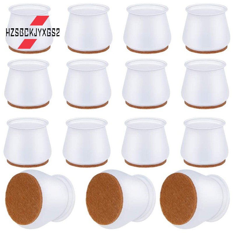 Furniture Silicone Protection Cover, 32 Pcs Round Chair Leg Caps Floor