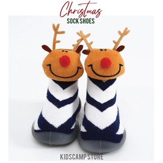 Christmas sock shoes Sock shoes รุ่นใหม่ต้อนรับเทศกาศคริสต์มาสหนักมากค่าาแม่ๆ