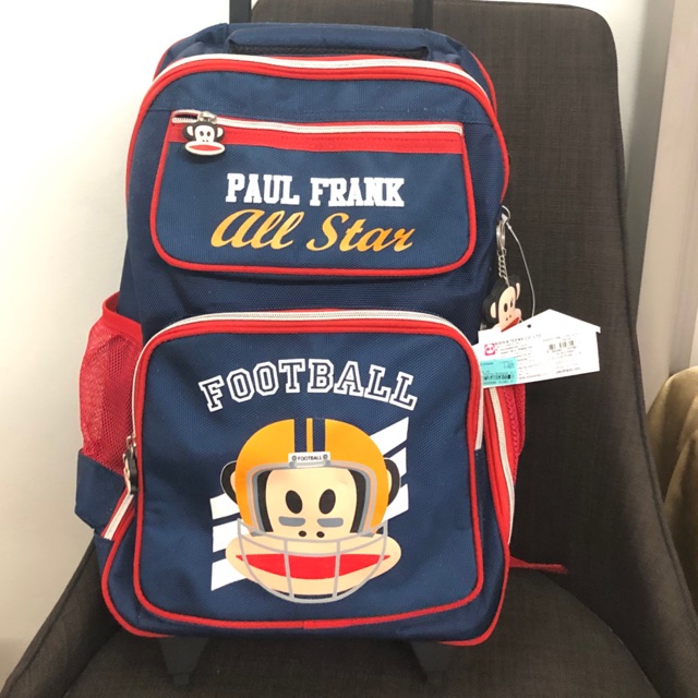 Paul Frank กระเป๋า นักเรียน ล้อลาก ขนาดใหญ่ ของแท้ ราคาถูก