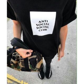 เสื้อยืดสกรีน ลาย Anti Social