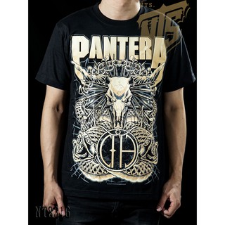 NTS​ 315 Pantera เสิ้อยืดดำ เสื้อยืดชาวร็อค เสื้อวง New Type System NTS Rock brand Sz. S M L XL XXL