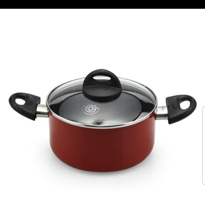 หม้อ Dutch OVEN SUPRA 20 ซม. TEFLON ROSEMARY ฝาแก้วหนา