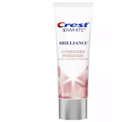 Crest ยาสีฟัน 3D White Brilliance 4 Hydrogen Peroxide Teeth Whitening