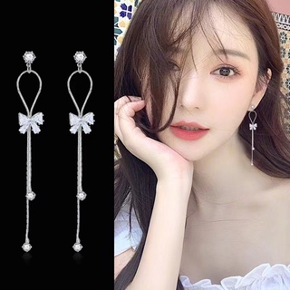 Fashion earrings ต่างหูเงินแท้925 เวอร์ชั่นเกาหลีแฟชั่น Style รูปแบบใหม่ (สินค้าพร้อมจัดส่ง)